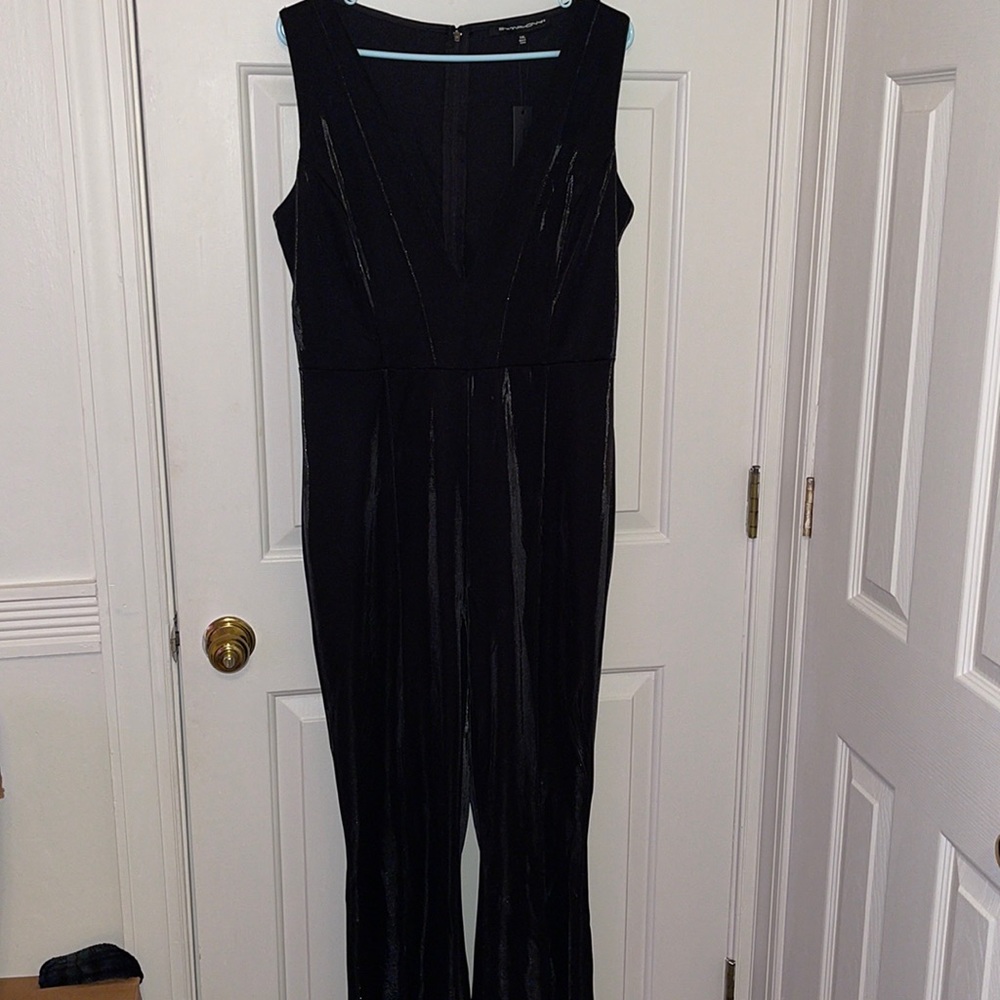 Black Sleeveless OnePiece Jumpsuit
